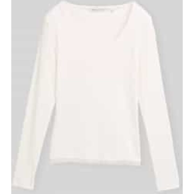 slim fit shirt met lange mouwen van katoenmix