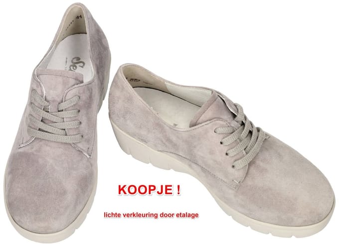 Semler -Dames - grijs - sneakers - maat 45