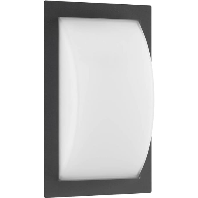 LCD Ivett buitenwandlamp, antraciet, E27, bewegingsmelder