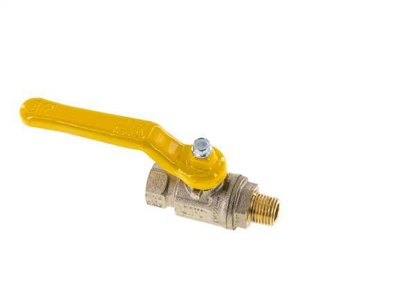 Buiten x Binnendraad R/Rp 1/4 inch Gas 2-Weg Messing Kogelkraan - BL2BN-M-GA-MF-014