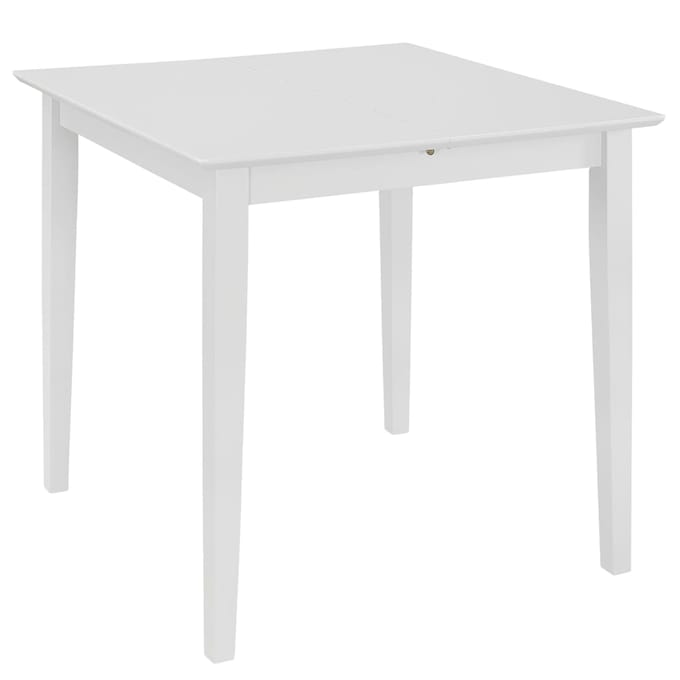 vidaXL - Eettafel - verlengbaar - (80-120)x80x74 - cm - MDF - wit
