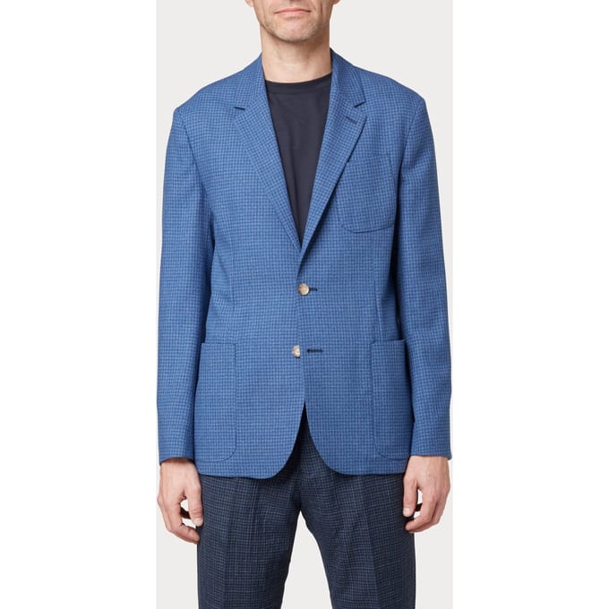 Paul Smith Mens 2 Btn Patch Pocket Jacket Cobalt Blue Taglia: 48 | Blazers Outlet | Uomo | Blu