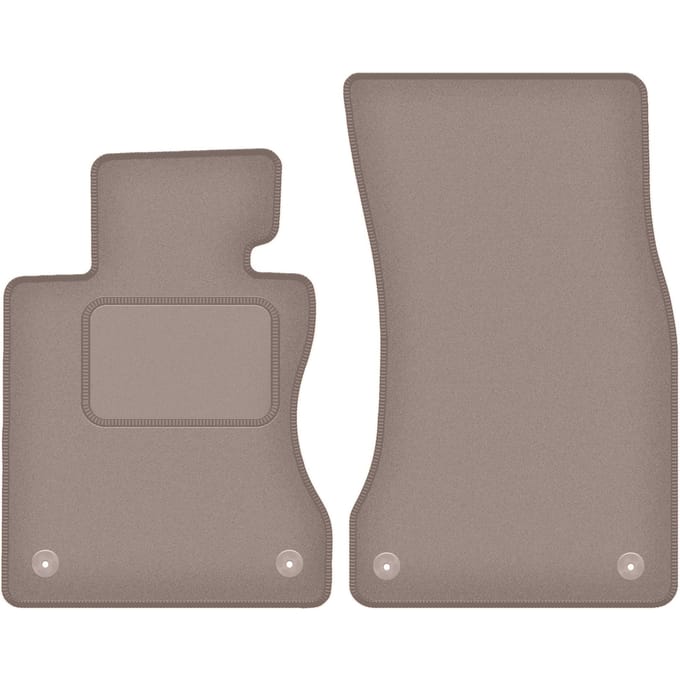 Beige voormatten voor: BMW 5 E60 RZEPY sedan (2003-2010)