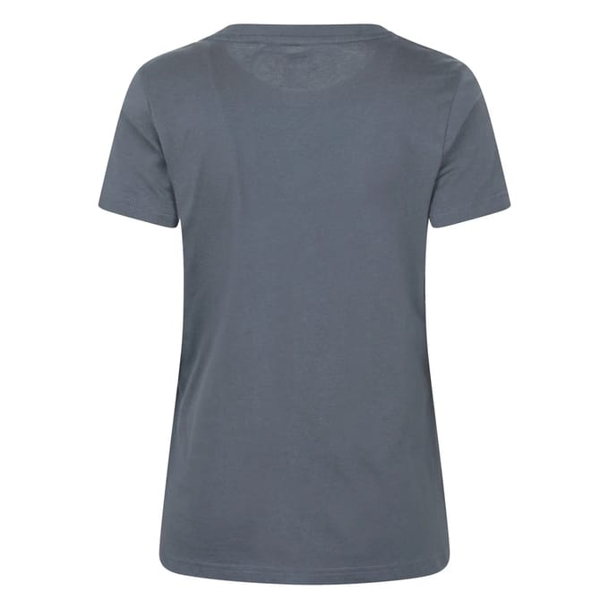 Mountain Warehouse Dames Keswick Borstprint T-shirt (Donkerblauw)