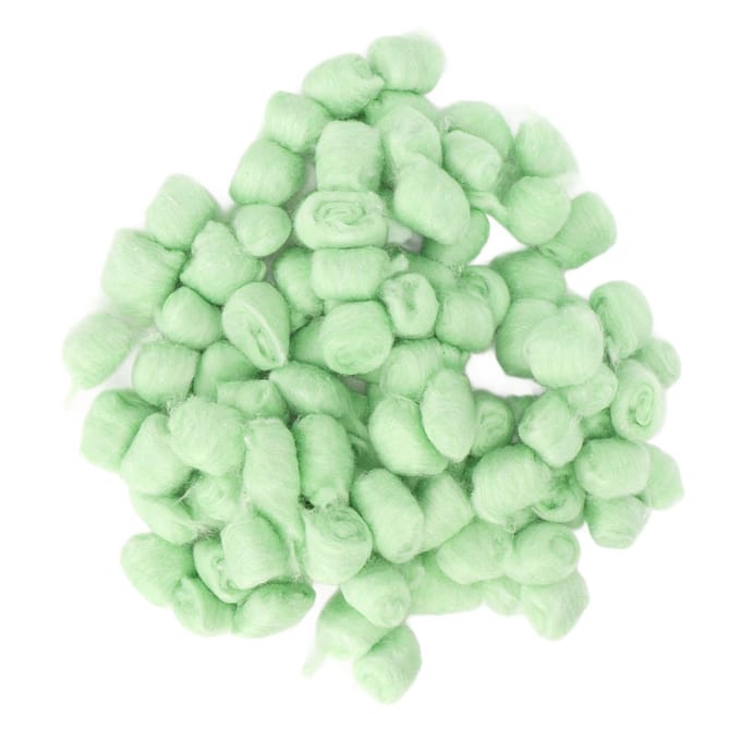 Hamster Boule de Coton Hiver Chaud Doux Petit Animal Litière Boule de Coton pour Hamster Hamster Syrien blanc