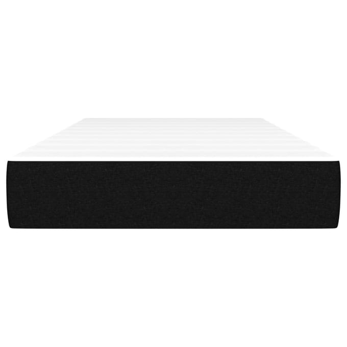 vidaXL - Pocketveringmatras - medium - 80x200x20 - cm - stof - zwart