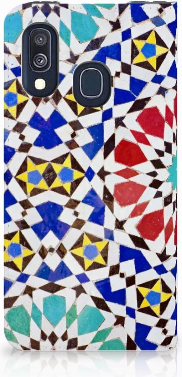Samsung Galaxy A40 Standcase Mozaïek