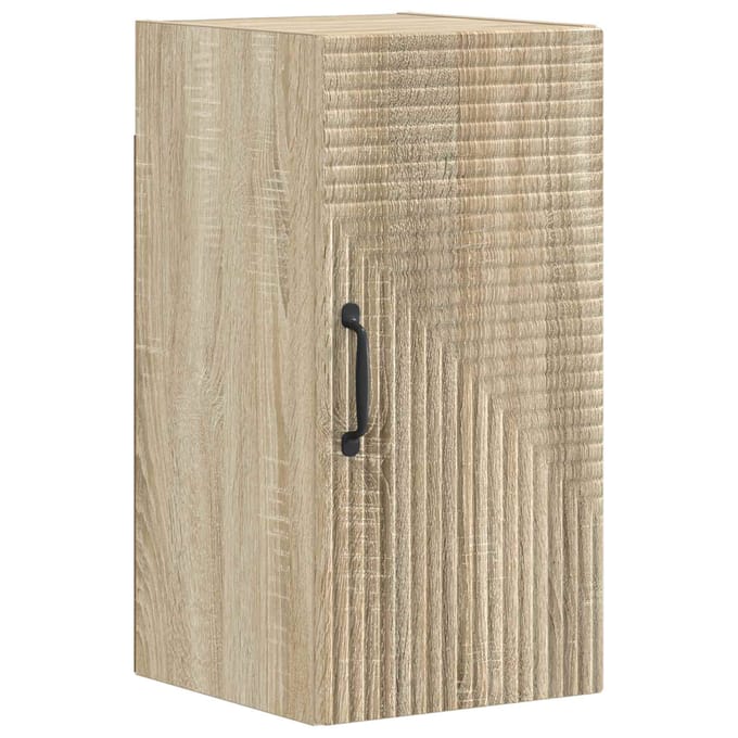 vidaXL - Badkamer - wandkast - HAARLEM - Sonoma - Eiken - 30 - x - 31 - x - 59 - cm