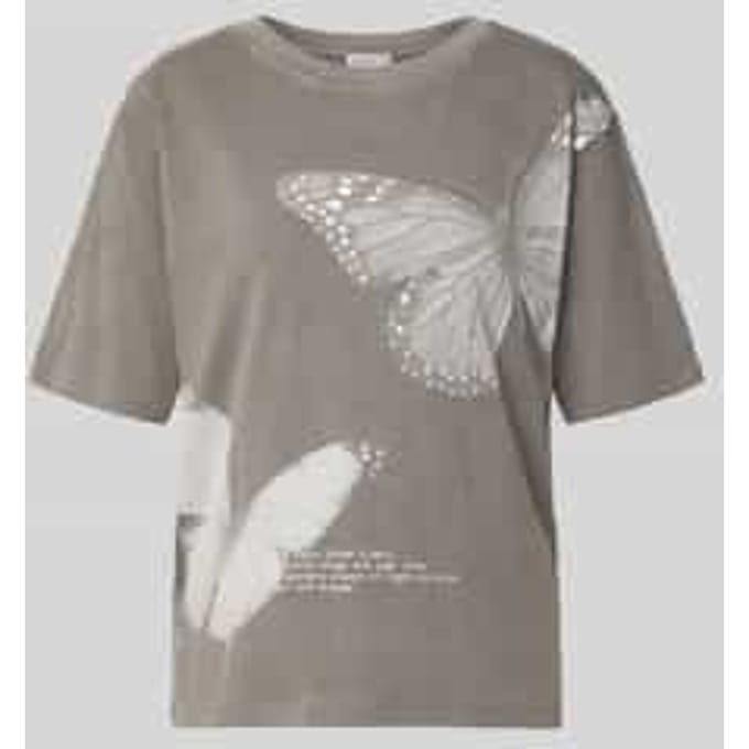 relaxed fit T-shirt met motiefprint