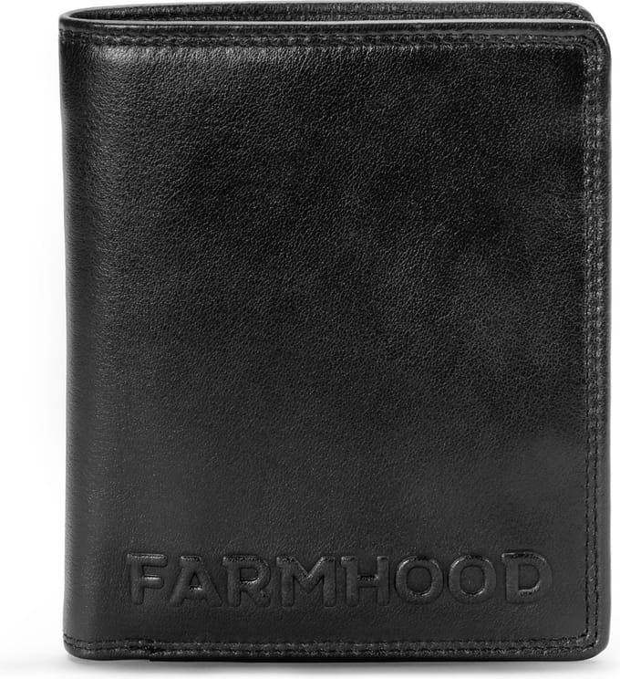 Farmhood Portemonnee Memphis Wallet Black Zwart
