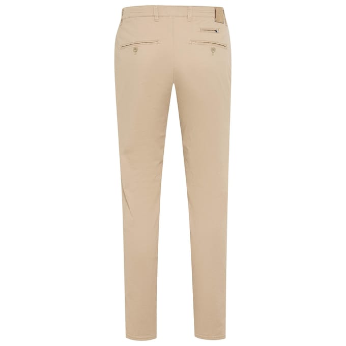Brax Heren Chino  Style FABIO IN CANVAS, lichtbeige, maat 35/32