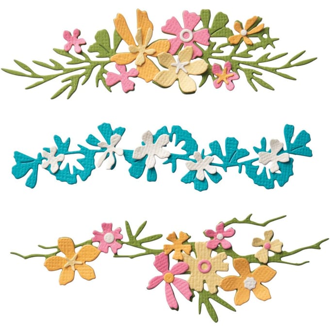 Sizzix Thinlits Ponssjabloon "Woodland Borders"