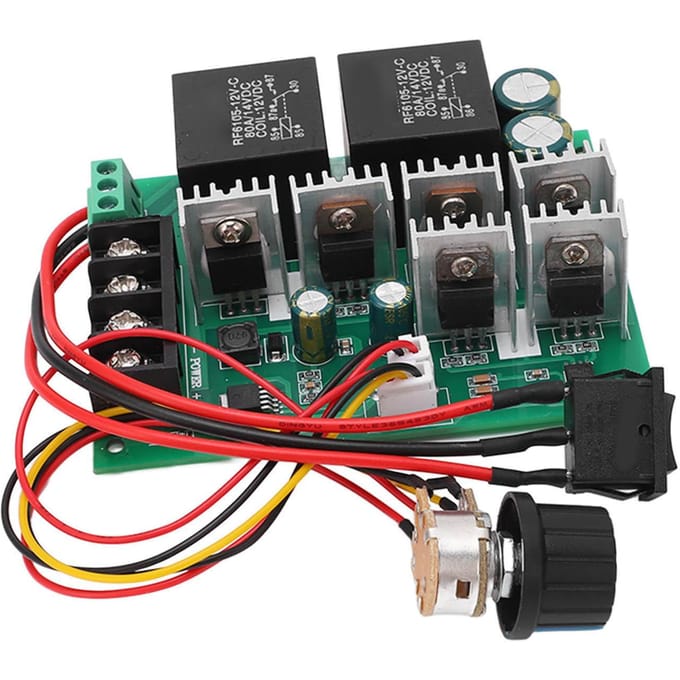 DC Motorregelaar Borstel Snelheidsregeling Instelbare CW CCW Schakelaar Groot Koppel 40A 10?50V