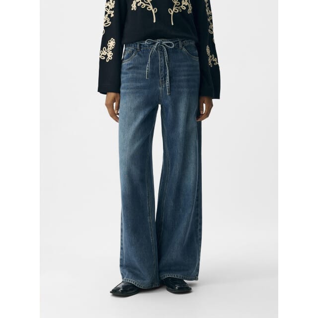 Object Rosie mid waist wide leg jeans