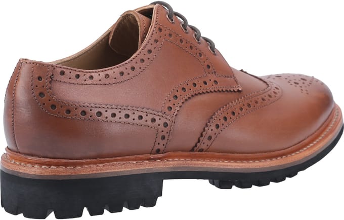 Cotswold Quenington Commando Bruine Leren Veterschoenen Voor Heren