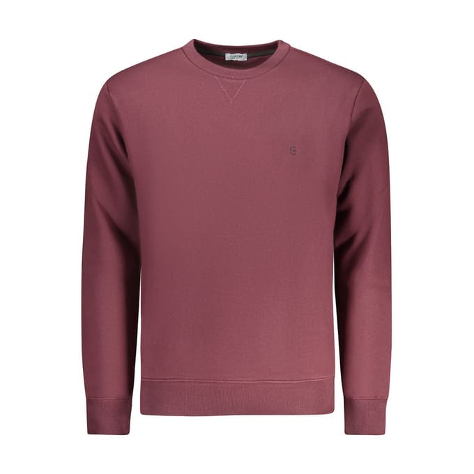 Coveri Moving Rosso Katoenen Heren Sweatshirt