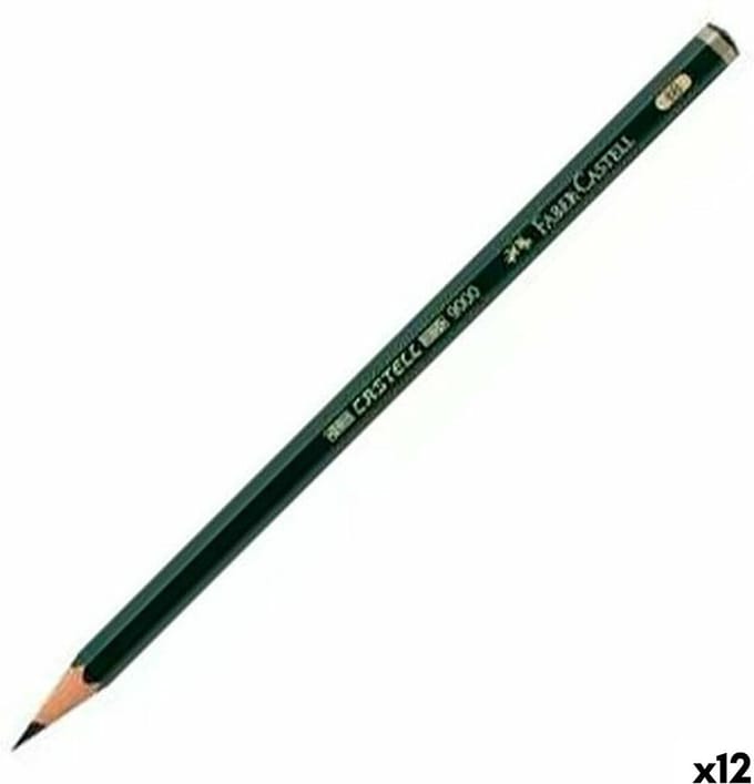 potlood Faber-Castell 9000 6B doos met 12 stuks