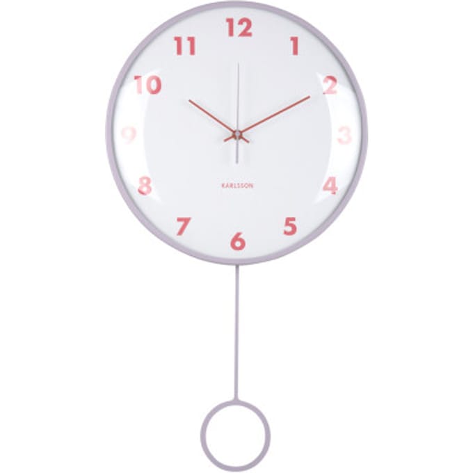 Karlsson wandklok cheeky dome pendulum zacht