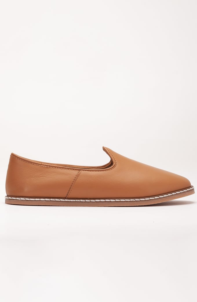 Dalya Leren Instapper Platte Schoenen Dames