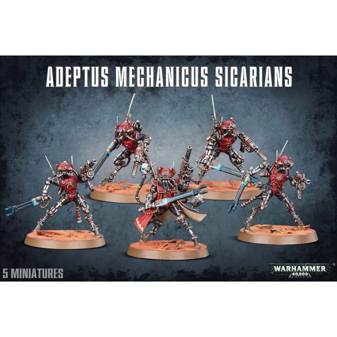 Beeldje Games Workshop Warhammer 40k - Adeptus Mechanicus Sicarian Infiltrators / Ruststalkers