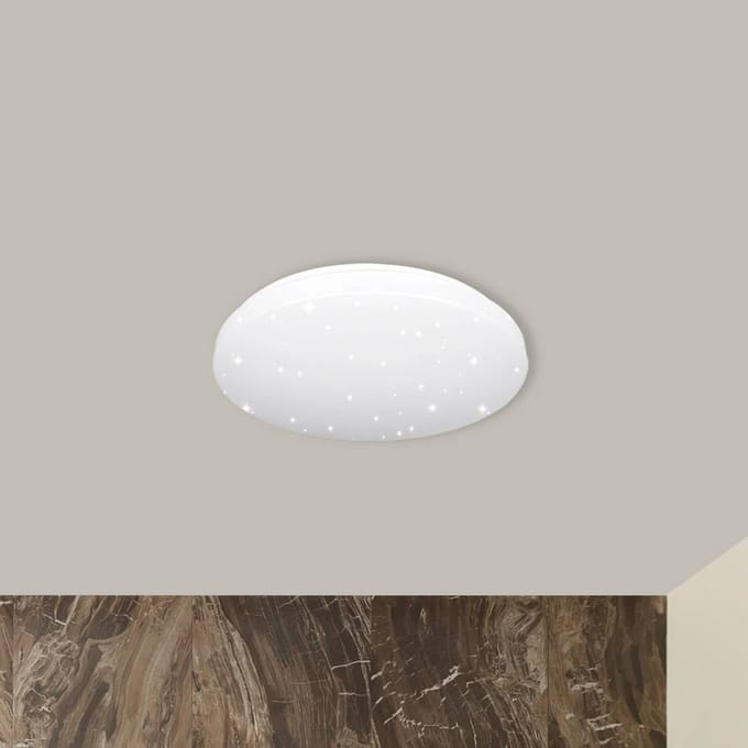 Müller-Licht Plafondlamp Reva Star, Ø 50 cm, wit, kunststof