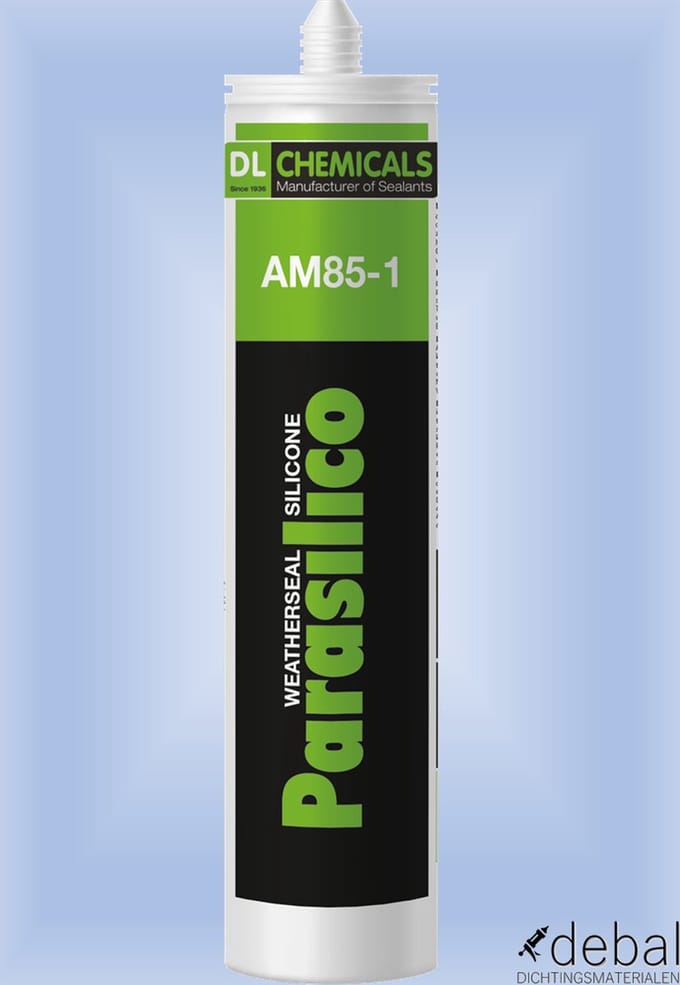 Parasilico AM 85-1 neutrale siliconenkit zwart 300ml kit voegkit