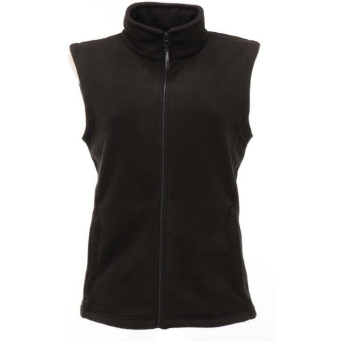 Regatta Vrouwen/dames Micro Fleece Bodywarmer / Gilet (Zwart)
