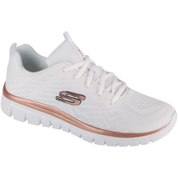Skechers Sport GRACEFUL GET CONNECTED Sneakers Damesschoenen Wit Goud