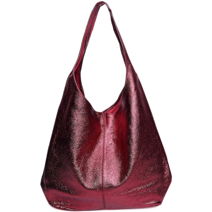 Luisa Vannini Rood Rundleer Tas