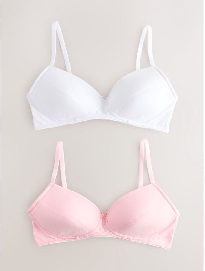 Next - Meisjes - Set van 2 sportbeha's - Wit