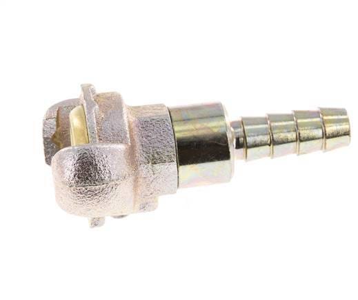Gietijzer DN 8.5 DIN 3489 Compressor Klauwkoppeling met 13 mm Slangpilaar