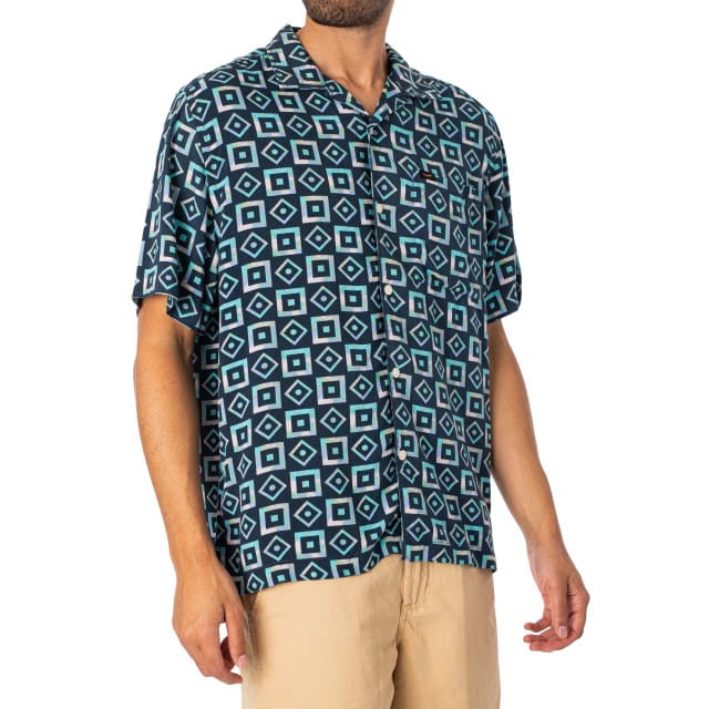 Lee - LOOSE RESORT WASHED BLACK BLUE/GREEN - S