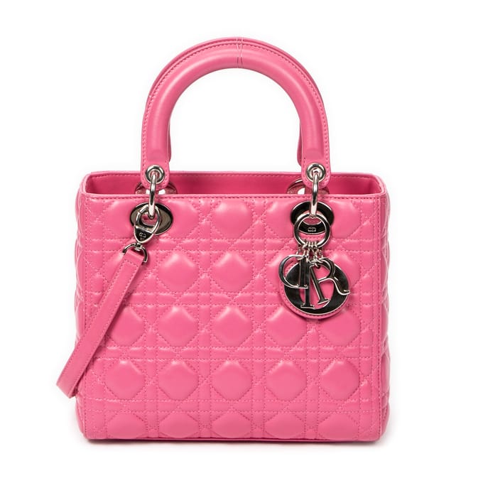 Medium Lady Dior Zip  Schoudertas