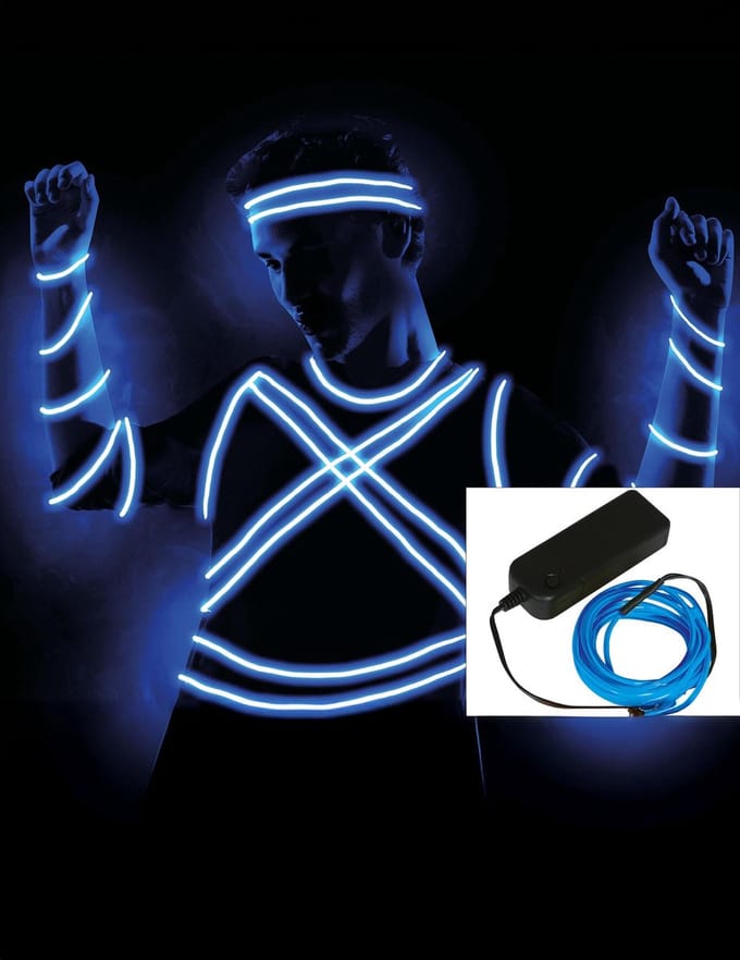 FIESTAS GUIRCA, S.L. - 5 m blauwe LED-draad
