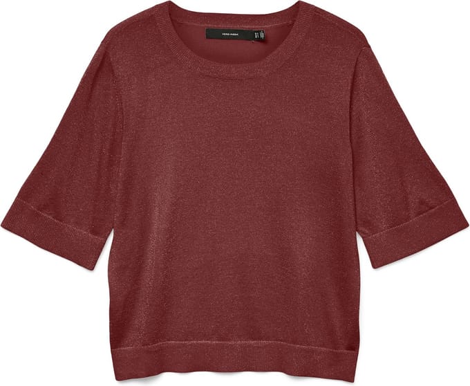 VERO MODA - VMMARSALASHINE 2/4 O-NECK PULLOVER BTQ - Dames - Gebreide truien