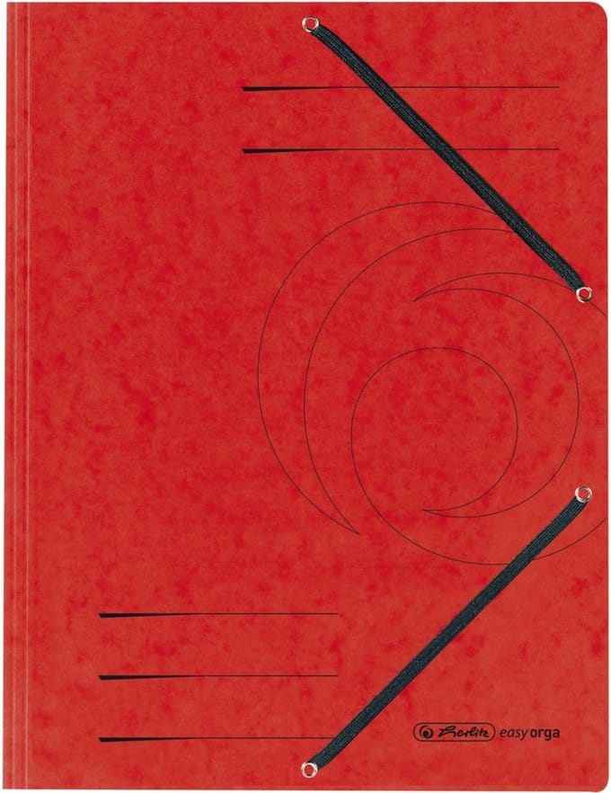 Herlitz hoekmappen easyorga - DIN A4 - rood