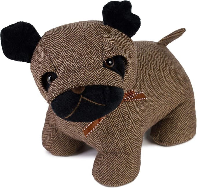Deurstopper Hond - Deurvanger Wandbuffer - Woonkamer Decoratie - Zware Vulling - 235 cm - Bruin