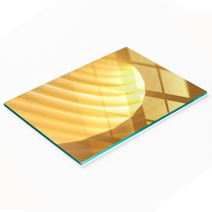 Decoratieve glazen snijplank met abstract wervelpatroon, 80x52 cm