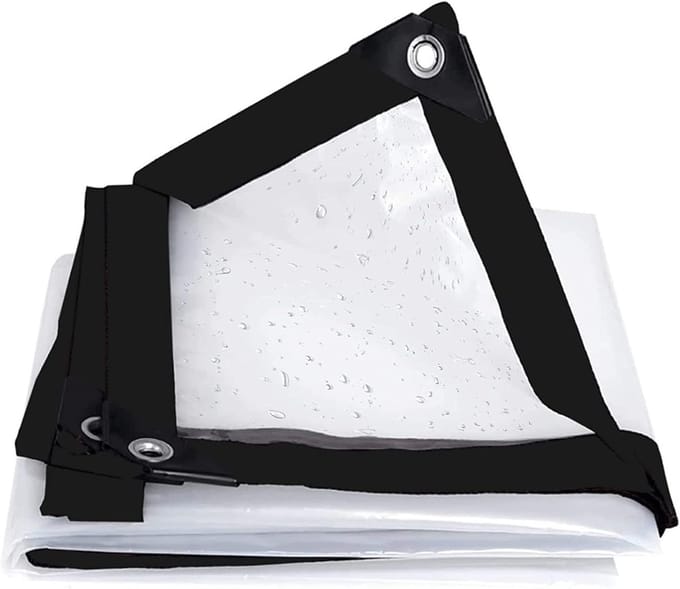 Transparant Zeildoek - PVC Cover - Buiten Bescherming - Waterdicht Scheurvast - 2x3 Meter - Transparant