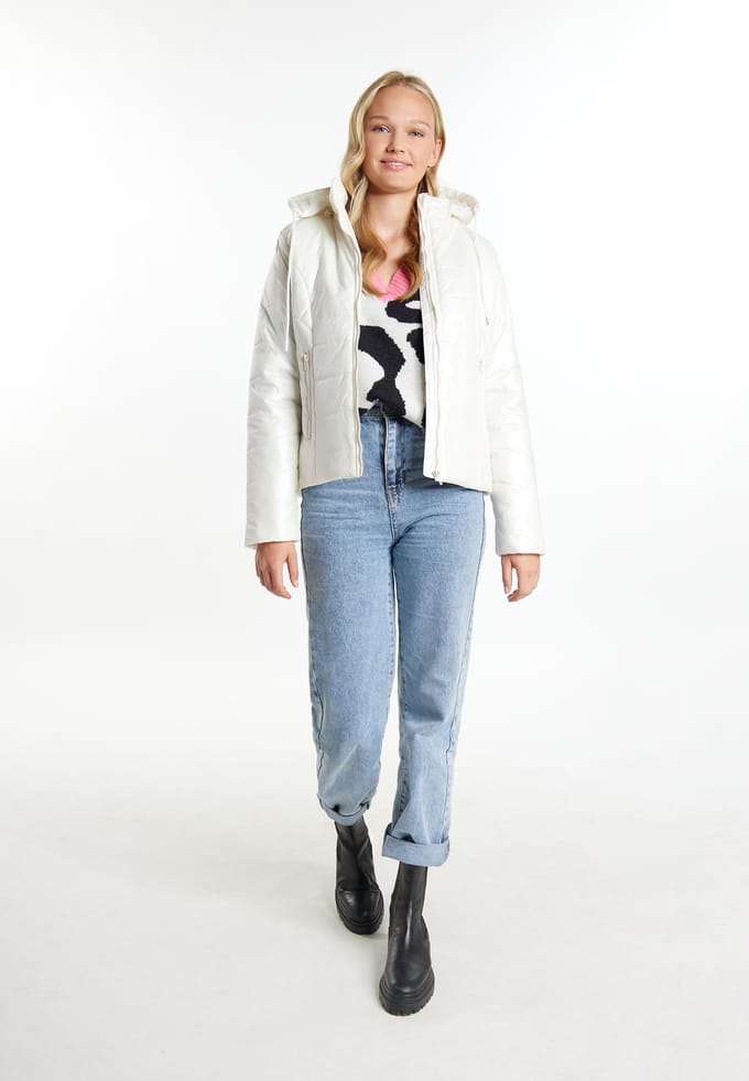 Mymo winterjas Dames wolwit