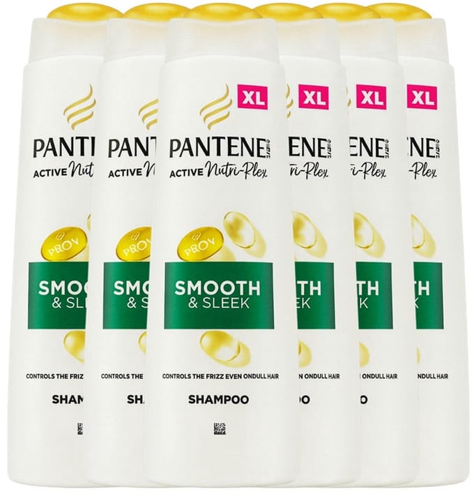 Pantene Shampoo XL - Smooth & Sleek - Voordeelverpakking 6 x 500 ml