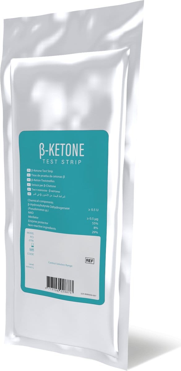 Xper Ketonenstrips - Voor Procheck Witty en Procheck Smart Ketonenmeters - 10 strips per verpakking - Geschikt voor iPhone en Android