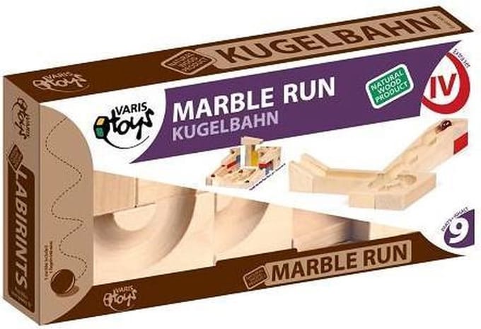Varis Toys - Knikkerbaan - Extra Set - 9 delig