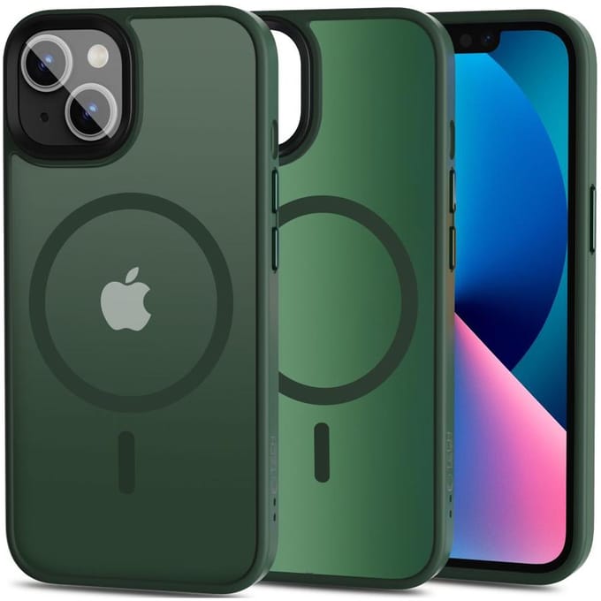 Tech-Protect MagMat MagSafe Case for iPhone 13 - Matte Green
