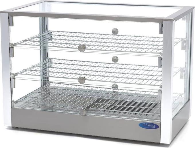 Warmhoudvitrine - 115 L - 70 cm - 3 Niveaus