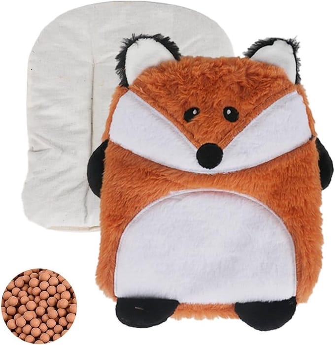 Schattig warmtekussen voor kinderen, ideaal voor spierpijn, ontspanning en verwarming in de magnetron