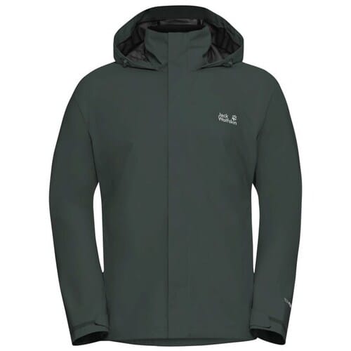 Jack Wolfskin Trailtime 2L Regenjas Heren - Heren Waterdichte jas - Sago Palm