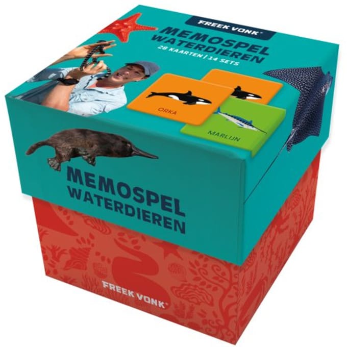 Freek Vonk Memospel Waterdieren Bordspellen