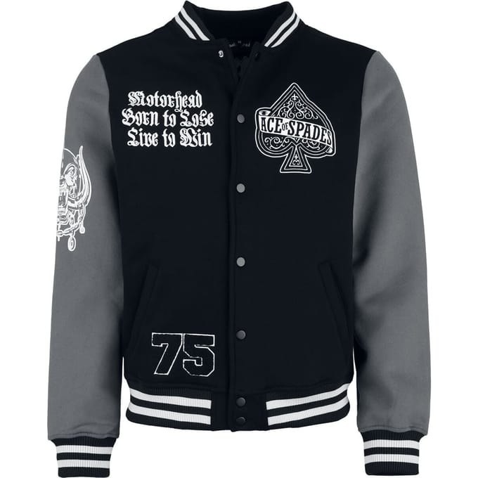 Motörhead Collegejas - Warpig Varsity Jacket - S tot 3XL - voor Mannen - meerkleurig