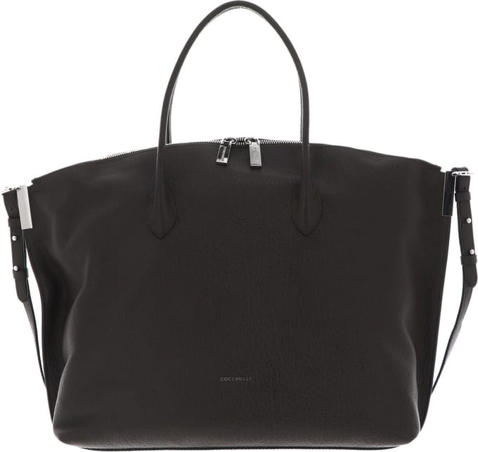 COCCINELLE Leren Handtas Schoudertas Estelle Elephant Handbag Bark Donkergroen